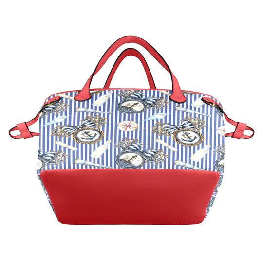 Nautical Anchors Mickey Hard Canvas Tote Bag