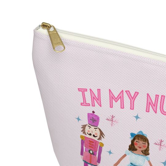 Custom Nutcracker Era Makeup Bag, Personalized Nutcracker Gift, Zipper Pouch, Cosmetic, Tech Accessory Bag, Dance Teacher Gift, Ballet Gift