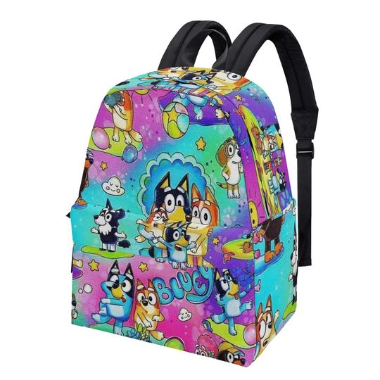 BlueyDad Backpack, Back To School Gift, Student Merch, Travel Backpack