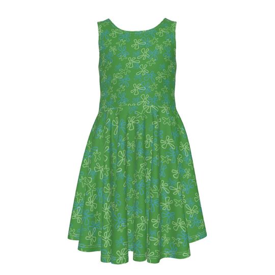 Disgust - Inside Out - Disney Bounding - Pixar -  Kid's Sleeveless Dress