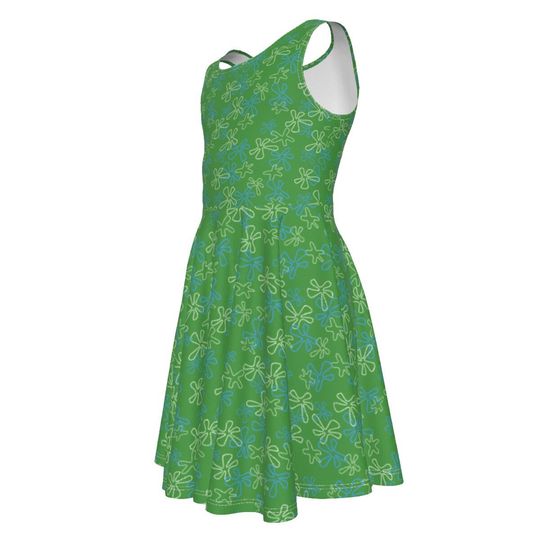 Disgust - Inside Out - Disney Bounding - Pixar -  Kid's Sleeveless Dress