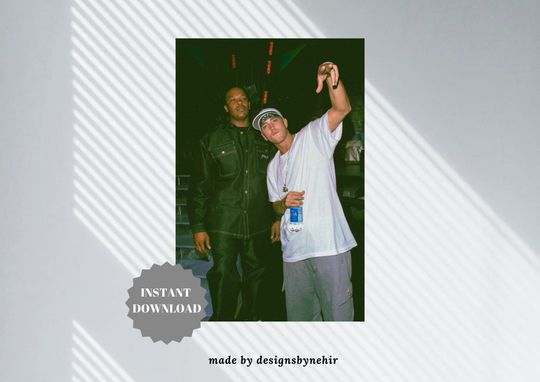 Eminem Poster| Hip Hop Poster| Rapper Poster