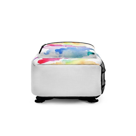Back to School Backpack Watercolors