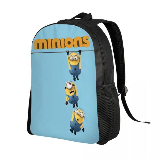 Minion Shool Backpack, Shoulder Bag, Minion Lover Gift, Back to School Gift