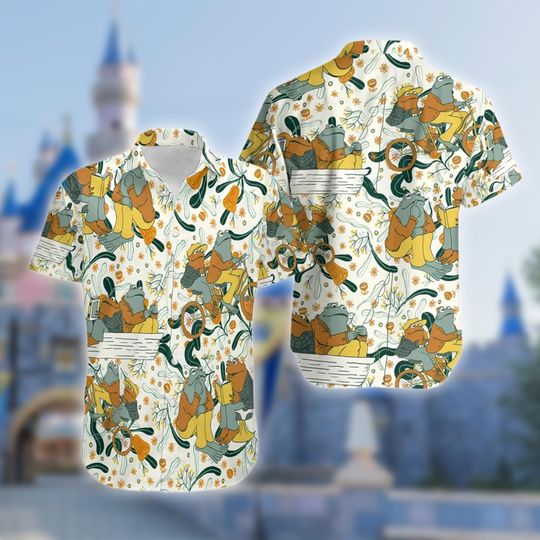 Frog and Toad Hawaiian Shirt, Frog Hawaii Shirt, Funny Sheep Summer Vacation Hawaii Shirt, Sheep Button Up Hawaiian Shirt
