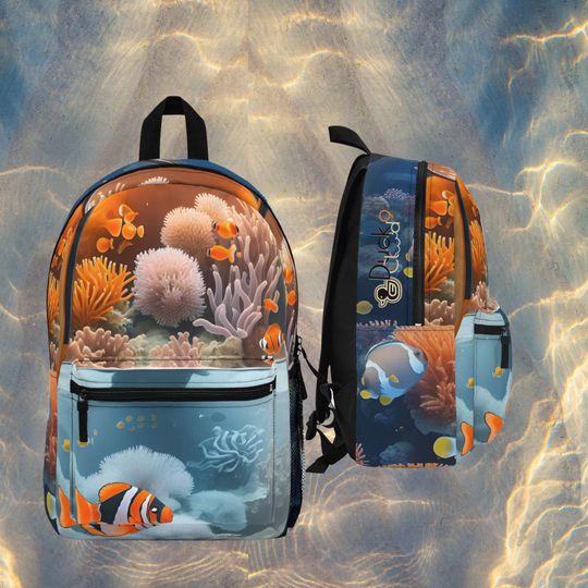 Tropical Fish Tank Backpack v1