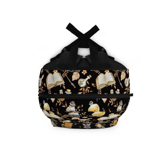 Dark Academia Backpack Dark Cottagecore Backpack Dark Academia Witchy Backpack Halloween Backpack Dark Arts Back to School Backpack Goth Bag