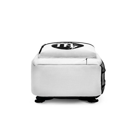 Trust Methods Zodiac Earth Sign Virgo Lightning Back to School Backpack Bag White