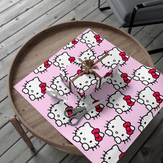 HelloKitty Gift Wrapping Paper | Wrapping Paper Sheet | Luxury Gift Wrapping | Birthday Gift Wrap | Gift Paper Sheets