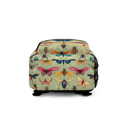 Elowen Backpack, Back To School Backpack, EDC, Laptop Backpack, Lightweight Backpack, Waterproof Backpack, School Bag, Butterfly Backpack