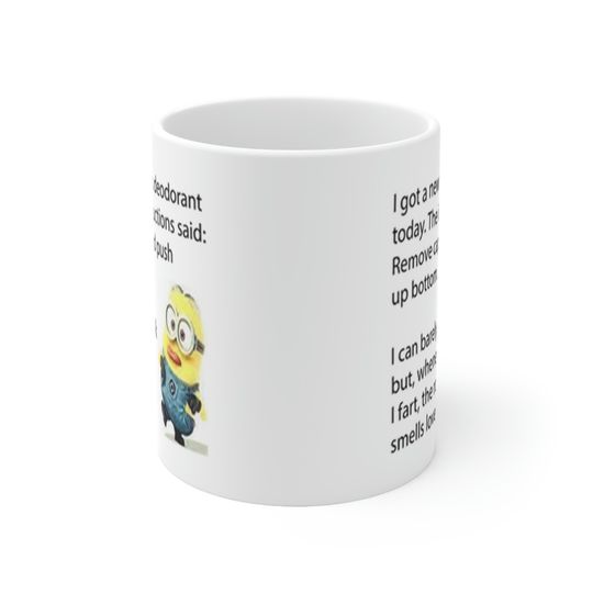 Minion funny mug gift for him gift for her birthday holiday gift