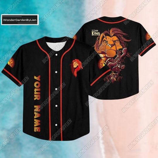 The Lion King Basebal Jersey, Lion King Disney Shirt