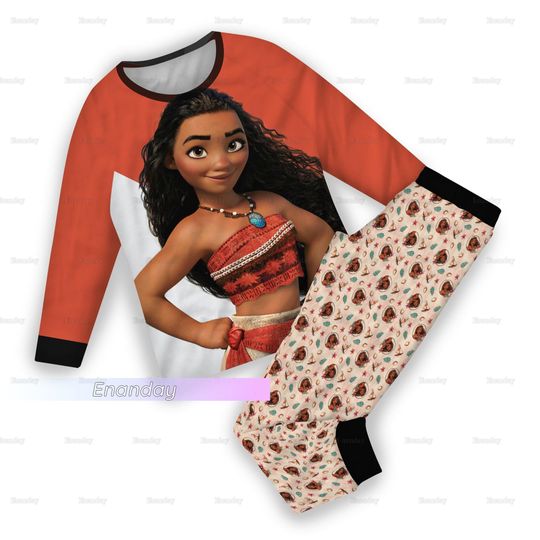 Moana Pajamas Set, Disney Moana Pajamas Set