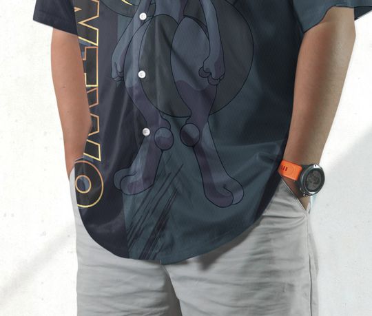 Mewtwo Baseball Jersey Shirt Mewtwo Jersey Gifts