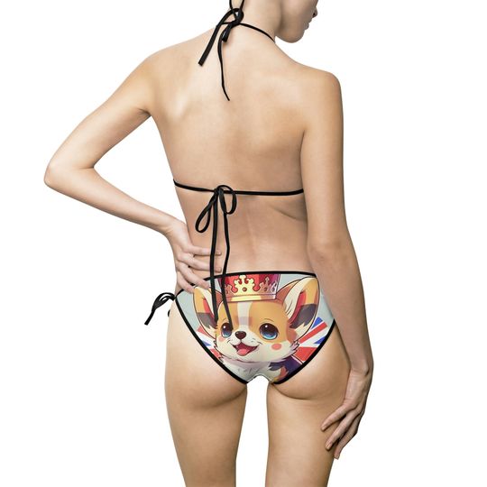 Corgi Coronation Women's Bikini Swimsuit Souvenir