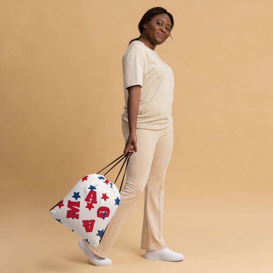 MAGA Trump Drawstring Bag