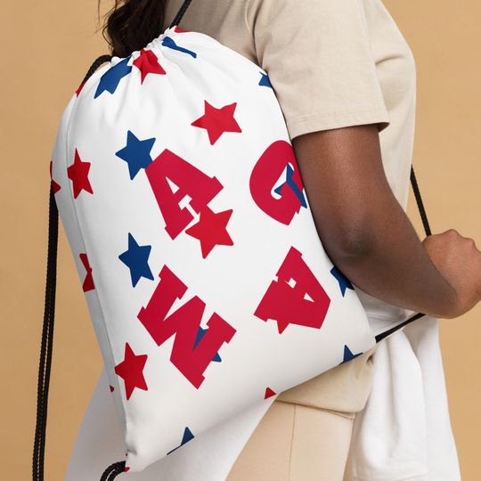 MAGA Trump Drawstring Bag