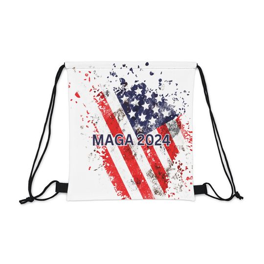 MAGA: 2024 Trump Drawstring Bag