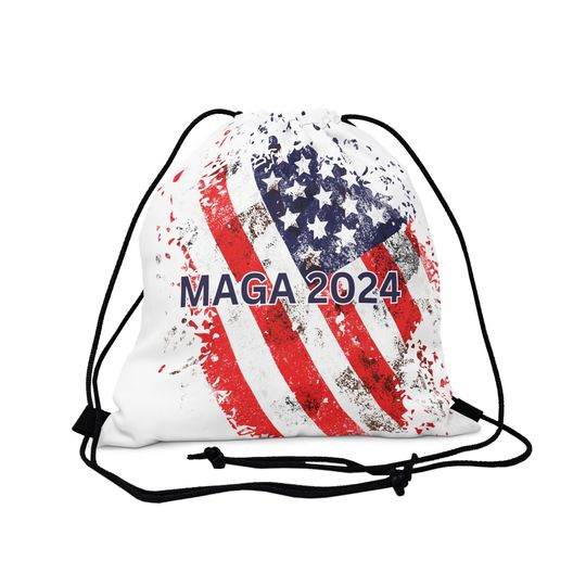 MAGA: 2024 Trump Drawstring Bag