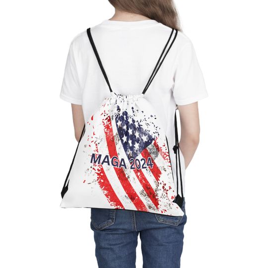 MAGA: 2024 Trump Drawstring Bag