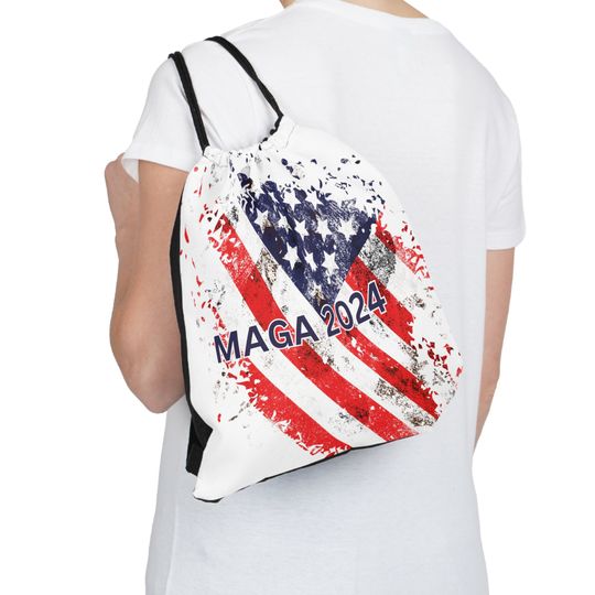 MAGA: 2024 Trump Drawstring Bag