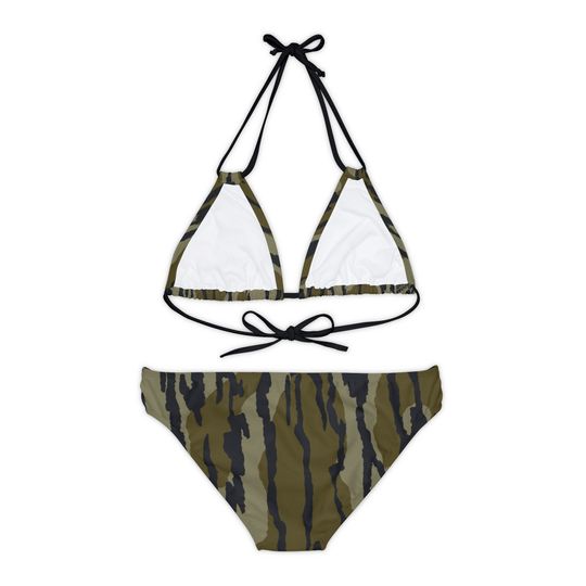 Mossy Oak Bottomland Original Camo - Strappy Bikini Set