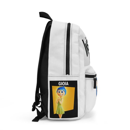 Backpack - Zaino - Inside out 2, Inside Out School bag, Gift Inside Out Gift Book Bag School Bag