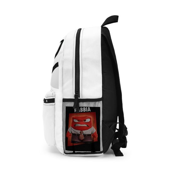 Backpack - Zaino - Inside out 2, Inside Out School bag, Gift Inside Out Gift Book Bag School Bag