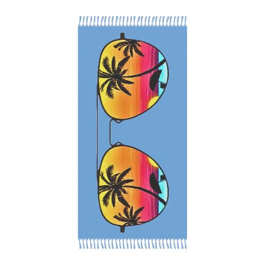 custom design sunglasses sunset Boho Beach Cloth