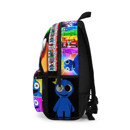Rainbow friends Backpack, kids customized Backpack, all Rainbow Friends character Backpack, Back to School Backpack, School Bag