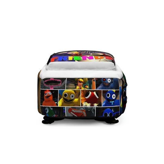 Rainbow friends Backpack, kids customized backpack, all rainbow friends charecter backpack, unisex backpack.