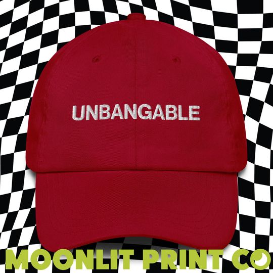 Unbangable Solid Color Dad Hat, Embroidered Dad Hat, Kamala 2024, Kamalanomenon