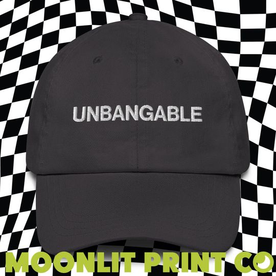 Unbangable Solid Color Dad Hat, Embroidered Dad Hat, Kamala 2024, Kamalanomenon