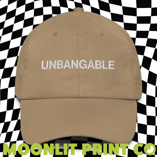 Unbangable Solid Color Dad Hat, Embroidered Dad Hat, Kamala 2024, Kamalanomenon