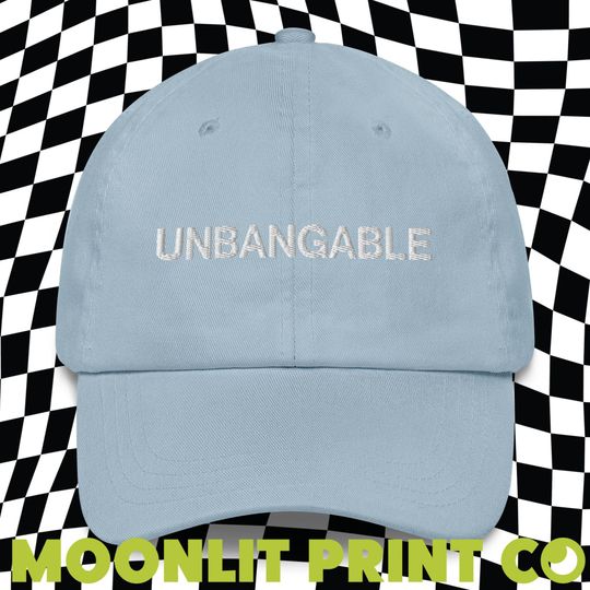 Unbangable Solid Color Dad Hat, Embroidered Dad Hat, Kamala 2024, Kamalanomenon