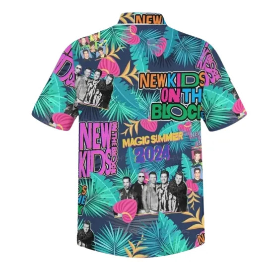 NK on The Block Summer Tour 2024 Hawaiian Shirt