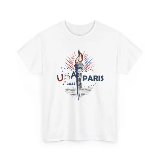 USA Team Paris Olympics T-Shirt, Olympics shirt, Paris France, Shirt for olympics, Team USA shirt, America shirt