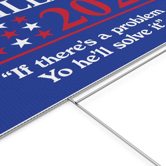 Vanilla Ice 2024 Yard Sign