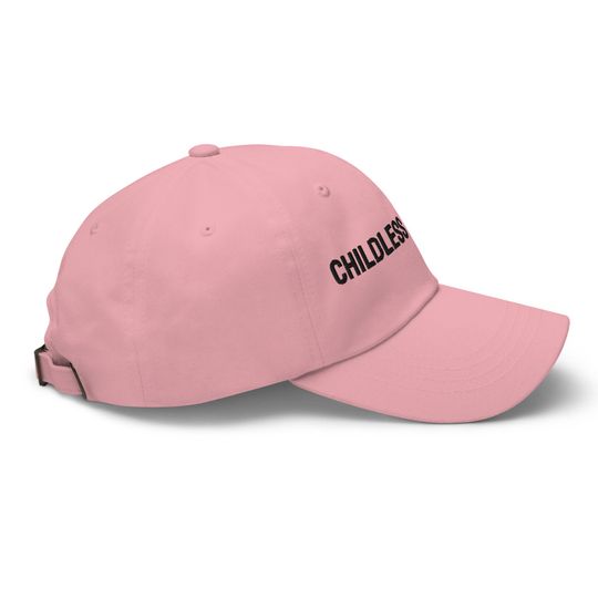 childless cat lady embroidered baseball cap
