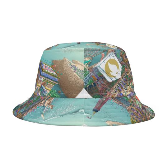 bob poster Olympic Games Paris 2024 All Over Print Bucket Hat