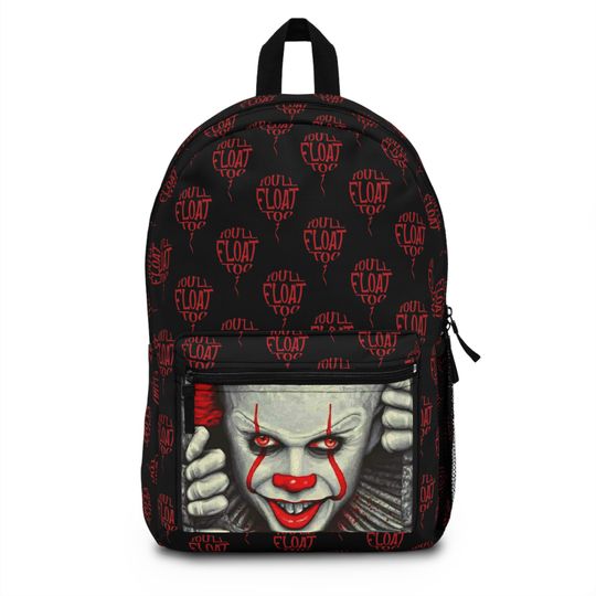 IT Backpack, Horror Backpack, Halloween Backpack, IT Gift School Bag for boys