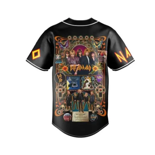 Def Leppard Summer Tour 2024 Personalized Baseball Jersey
