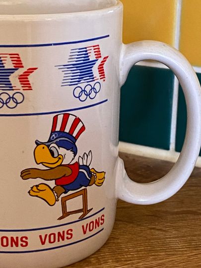 ViNTAGE 1982 Olympics games Commemorative Ceramic coffee Mug (11oz, 15oz)