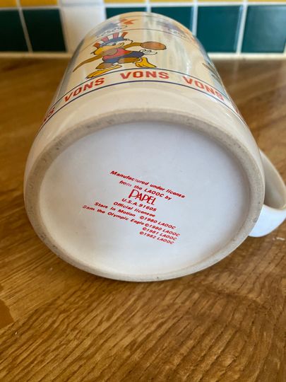 ViNTAGE 1982 Olympics games Commemorative Ceramic coffee Mug (11oz, 15oz)