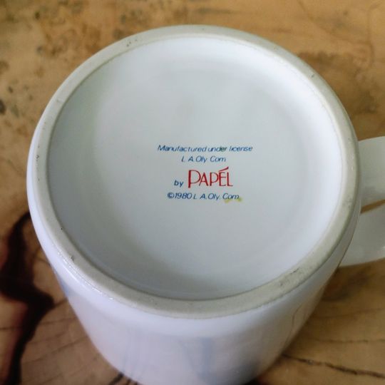 1984 LA Olympics Basketball Mug, 80s Retro Ceramic Mug