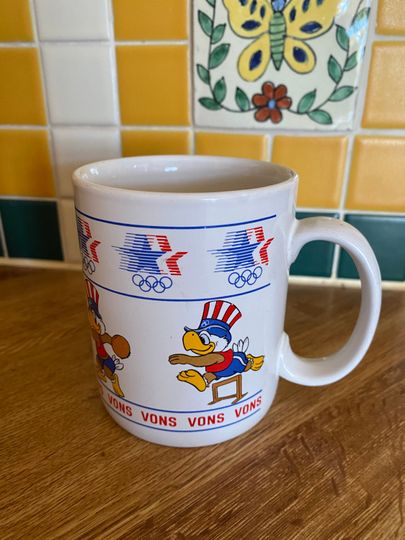 ViNTAGE 1982 Olympics games Commemorative Ceramic coffee Mug (11oz, 15oz)