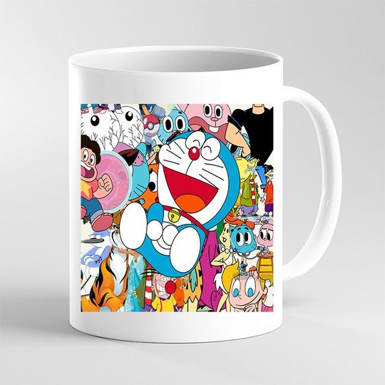 Doraemon Cartoon Kids' Ceramic Mug