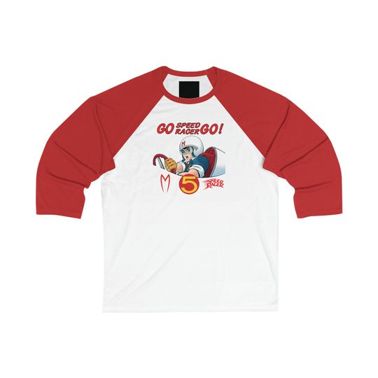 Go Speed Racer Go 3\4 Sleeve Baseball Tee