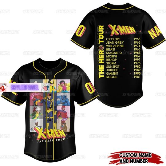 X-men Baseball Jersey, Personalized Deadpool Wolverine Jersey, Deadpool Jersey, Wolverine Baseball Jersey, Deadpool Baseball Shirt