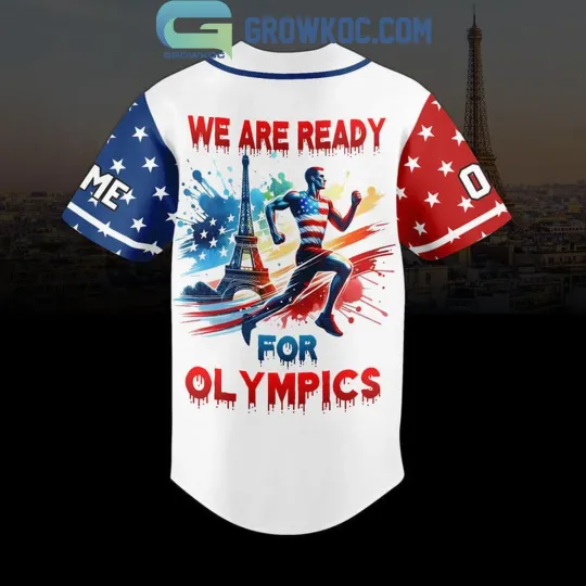 Team USA We Are Ready For Olympic Personalized Baseball Shirt